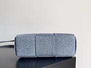 Bottega Veneta Blue Denim Candy Acro Bag - 25x16x8cm - 2