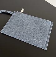 Bottega Veneta Blue Denim Candy Acro Bag - 25x16x8cm - 4