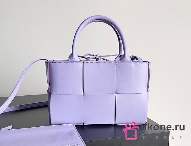 Bottega Veneta Violet Candy Acro Bag - 25x16x8cm - 1