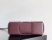 Bottega Veneta Burgundy Candy Acro Bag - 25x16x8cm - 5