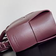 Bottega Veneta Burgundy Candy Acro Bag - 25x16x8cm - 4