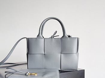 Bottega Veneta Grey Candy Acro Bag - 25x16x8cm