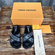 LV Venice Black Slippers - 1