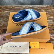 LV Venice Blue Slippers - 4