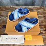 LV Venice Blue Slippers - 2