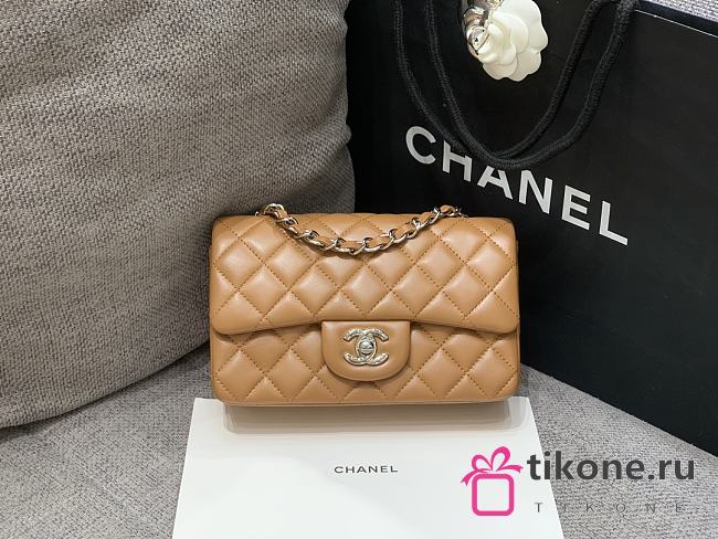 Chanel Mini Classic Caramel Handbag 20cm - 1