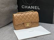 Chanel Mini Classic Caramel Handbag Gold Hardware 20cm - 5