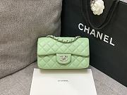 Chanel Mini Classic Mint Handbag 20cm - 1