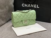 Chanel Mini Classic Mint Handbag 20cm - 4