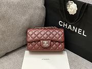 Chanel Mini Classic Brown Handbag 20cm - 1