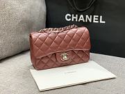 Chanel Mini Classic Brown Handbag 20cm - 4