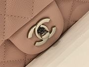 Chanel Mini Classic Pink Caviar Handbag 17cm - 5