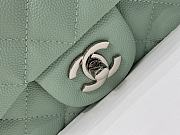 Chanel Mini Classic Mint Caviar Handbag 17cm - 4