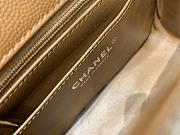 Chanel Mini Classic Caramel Caviar Handbag 17cm - 4