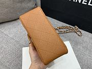 Chanel Mini Classic Caramel Caviar Handbag 17cm - 2