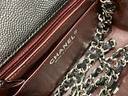 Chanel Mini Classic Black Caviar Handbag 17cm - 5