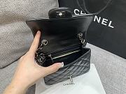 Chanel Mini Classic Black Lambskin Handbag 17cm - 5