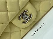 Chanel Mini Classic Light Yellow Caviar Handbag 17cm - 4