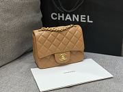 Chanel Mini Classic Caramel Lambskin Caviar Handbag 17cm - 4