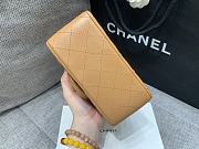 Chanel Mini Classic Caramel Lambskin Caviar Handbag 17cm - 3