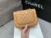 Chanel Mini Classic Caramel Lambskin Caviar Handbag 17cm - 2