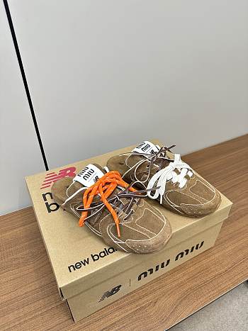 Miumiu x New Balance Brown Sandals