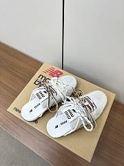 Miumiu x New Balance White Sandals - 5