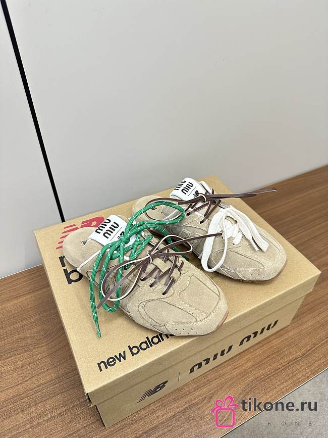 Miumiu x New Balance Tan Sandals - 1