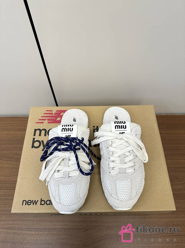 Miumiu x New Balance White Sandals 02 - 1