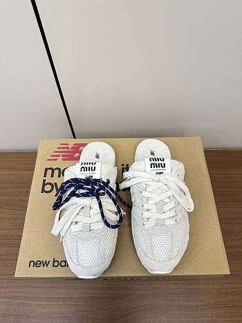 Miumiu x New Balance White Sandals 02