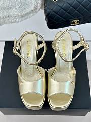 Chanel Gold High Heels - 5