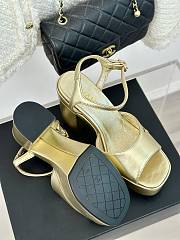 Chanel Gold High Heels - 4