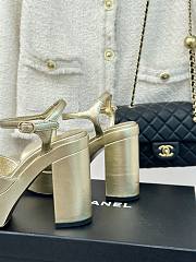 Chanel Gold High Heels - 3