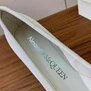 Alexander McQueen White Ballet Flats - 5