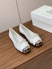 Alexander McQueen White Ballet Flats - 2