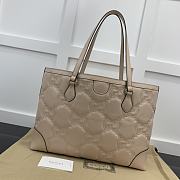 Gucci Ophidia Jumbo GG Medium Beige Tote Bag - 38x28x14cm - 3