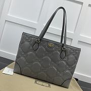 Gucci Ophidia Jumbo Medium Grey Tote Bag - 38x28x14cm - 1