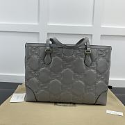 Gucci Ophidia Jumbo Medium Grey Tote Bag - 38x28x14cm - 4