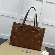 Gucci Ophidia Jumbo GG Medium Brown Tote Bag - 38x28x14cm - 5