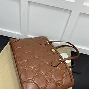 Gucci Ophidia Jumbo GG Medium Brown Tote Bag - 38x28x14cm - 4