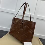 Gucci Ophidia Jumbo GG Medium Brown Tote Bag - 38x28x14cm - 2