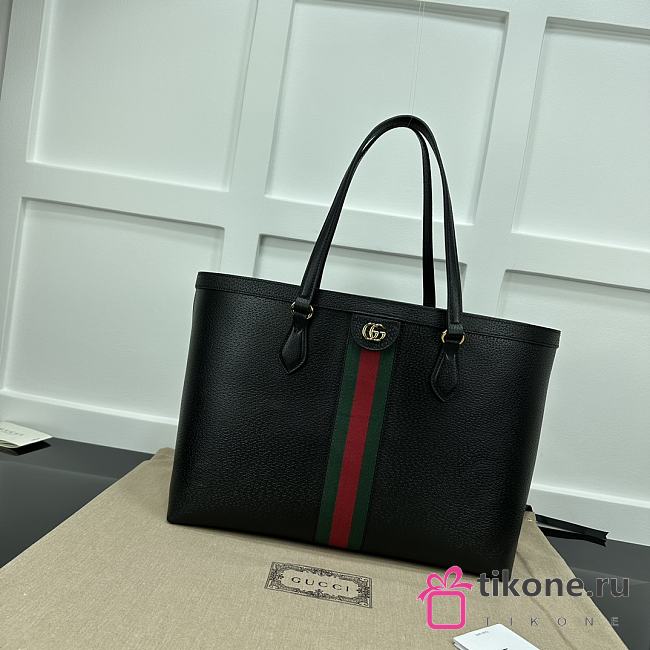 Gucci Ophidia Jumbo Medium Black Tote Bag - 38x28x14cm - 1