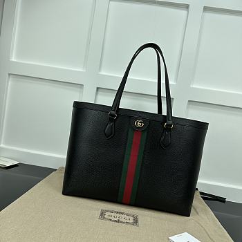 Gucci Ophidia Jumbo Medium Black Tote Bag - 38x28x14cm