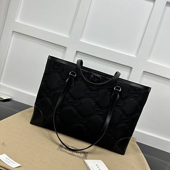 Gucci Ophidia Jumbo Full Black Tote Bag - 38x28x14cm