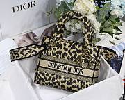 Dior Lady D-Lite Bag Medium Mizza Embroidery 25.5cm - 1