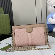 Gucci Ophidia GG Small Shoulder Bag 'Pink' - 26x17.5x8cm - 5