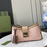 Gucci Padlock GG Pink Shoulder Bag - 26.5x13.5x4.5cm - 1