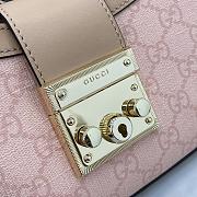 Gucci Padlock GG Pink Shoulder Bag - 26.5x13.5x4.5cm - 2