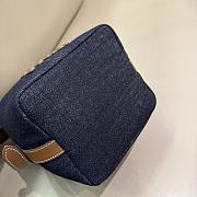 Miumiu Blue Denim Bucket Bag - 16x14x22cm - 4