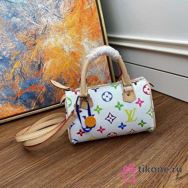 Louis Vuitton M92645 Mini Speedy White - 15x10x8cm - 1